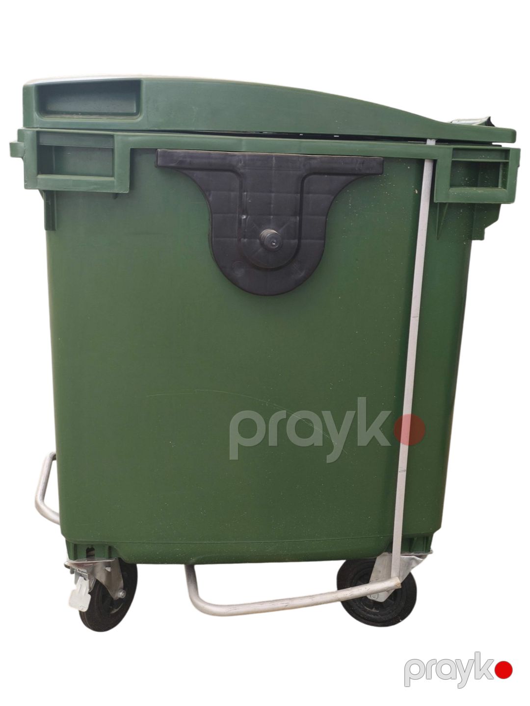 Zibil çəni BYZ 4964, plastik, yaşıl, 1100 L — Mallar, Bakı (2)