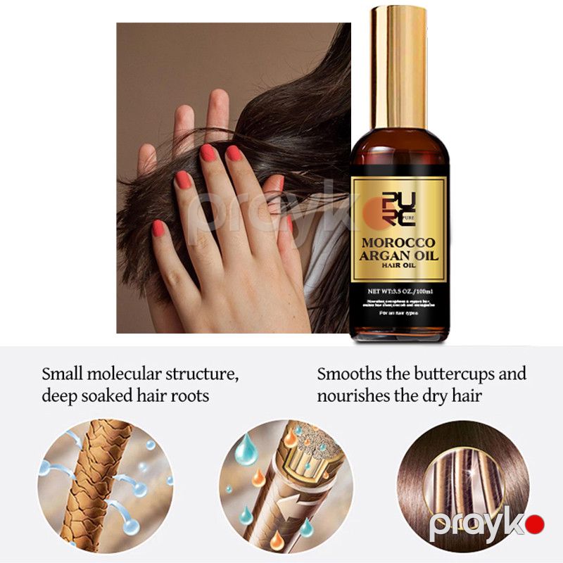 Saç yağı Purc Pure Argan Oil 100 ml — Mallar, Bakı (2)