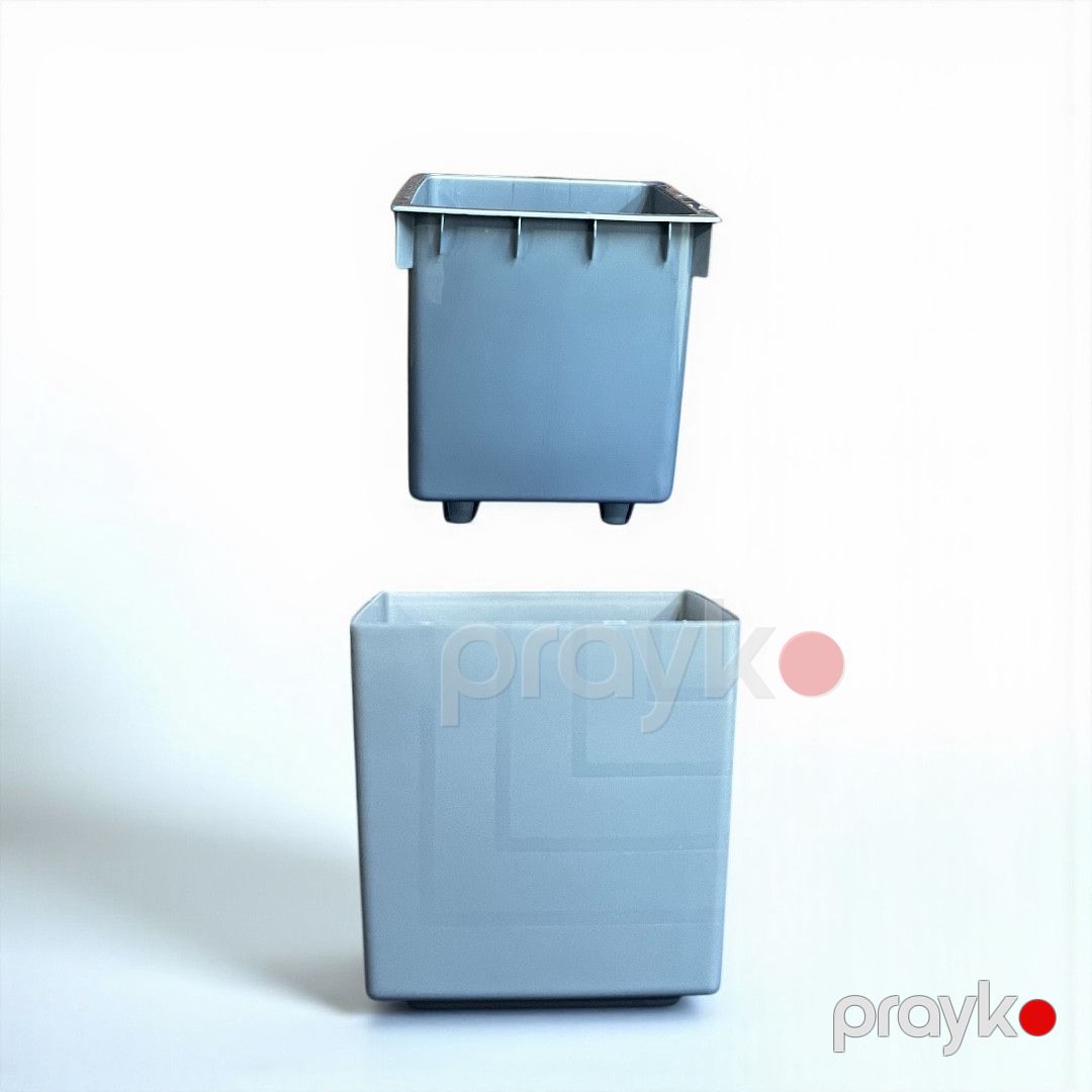 Dibçək, plastik, boz, 3300 ml — Mallar, Bakı (2)
