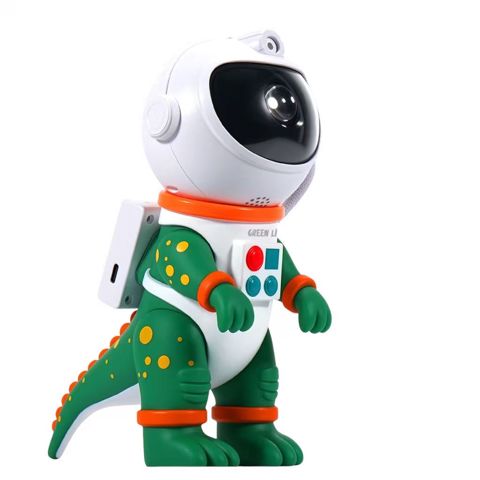 Uşaq lampası Green Lion Astronaut Galaxy Night Light Projector Masaüstü ABS plastik Yaşıl — Bakı