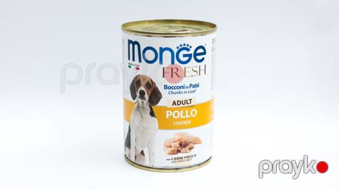 Nəm yem Monge Fresh Adult Polo, yetkin itlər üçün, toyuq ilə, 400 q — Bakı
