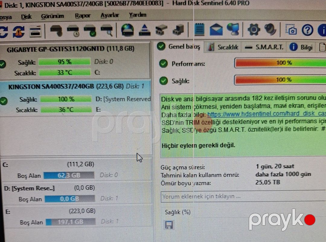 Kingston SSD 240GB — Kompüterlər və noutbuklar, Bakı (2)