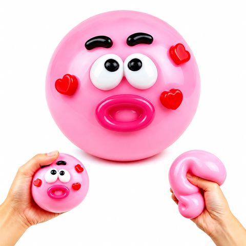Antistress oyuncaq Funny Face Aquishy, silikon, çəhrayı, 3+ yaş — Bakı