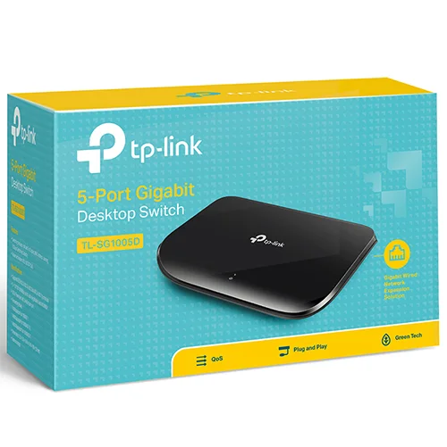 TP-Link TL-SG1005D 5-Port Gigabit Switch — Bakı
