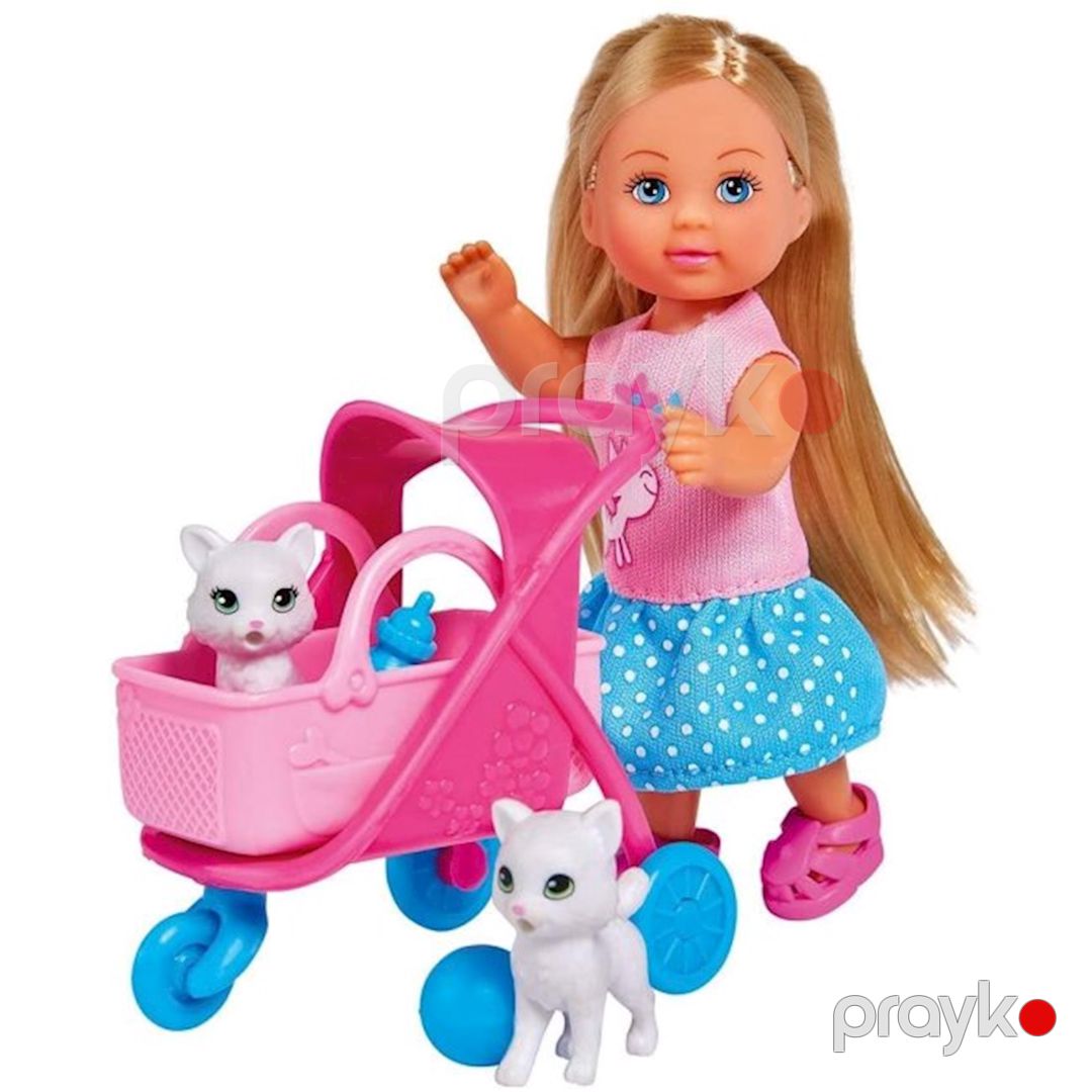 Oyun dəsti Evi Love Simba Cat Buggy pişik balaları ilə gəzintidə — Mallar, Bakı (2)
