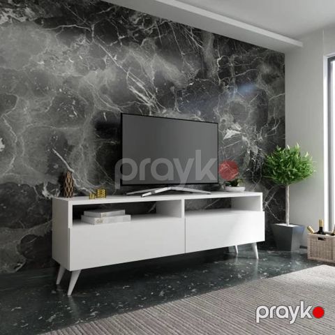 Tv üçün tumba mv_13900100, Ldsp, ağ, 120x30x44 sm — Bakı