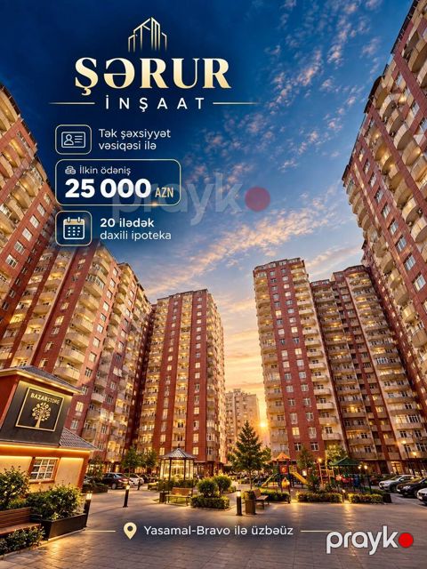 Satılır 4 otaqlı yeni tikili 13430 m² — Bakı