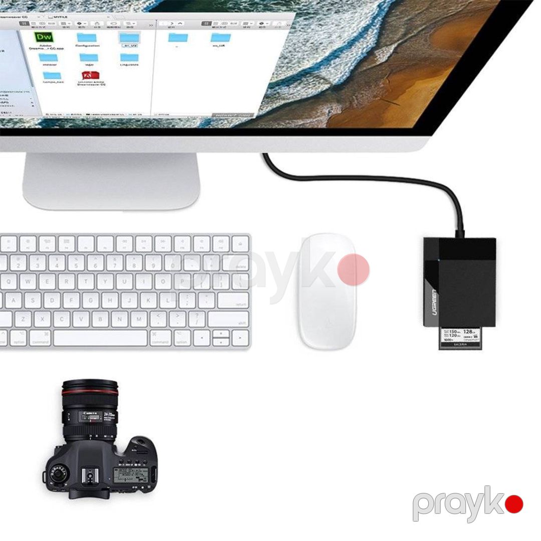 Micro SD oxuyucu "Ugreen USB 3.0 All-in-One SD Card Reader 50cm" — Periferik cihazlar, Bakı (11)