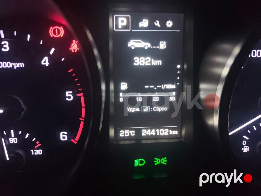 Hyundai Santa Fe, 2.2 L, 2017 il, 244 102 km — Avtomobillər, Sumqayıt (9)