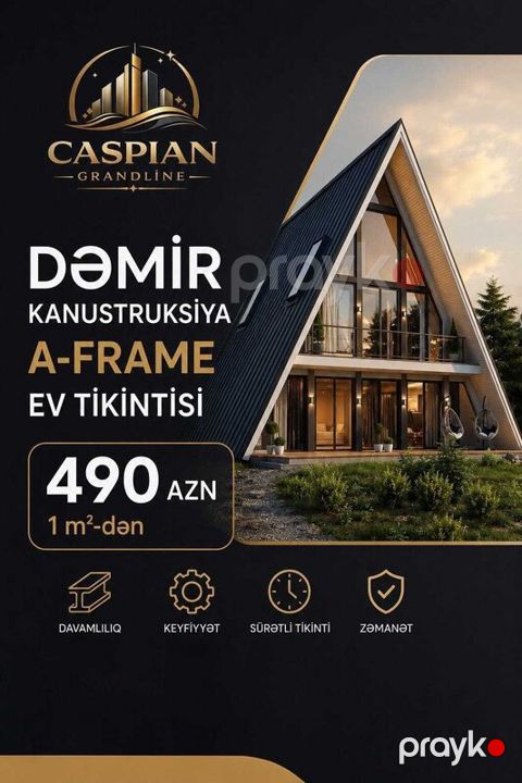 A-Frame evlərin layihələndirilməsi və — Bakı
