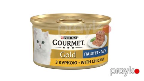 Konserv pişiklər üçün Purina Gourmet, toyuq əti ilə, 0.85 q — Bakı