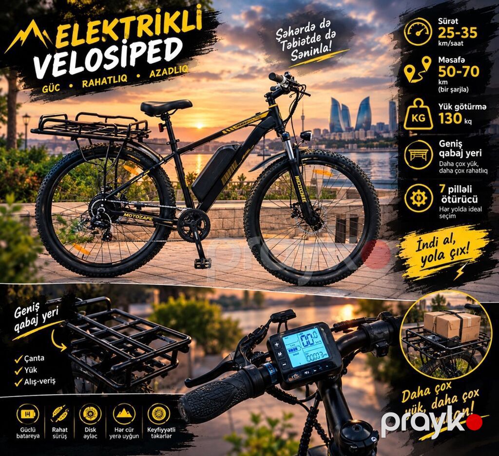 Elektrikli velosiped – güc, rahatlıq və azadlıq axtaranlar üçün — Elektrik velosipedləri, Digah (2)