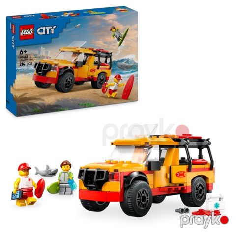 Konstruktor No Brand City Lifeguard Beach Rescue Truck 60453, 214 parça, 6 yaşdan — Bakı