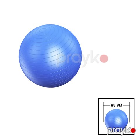 Fitnes topu Gymnic 202022000054, PVC, 85 sm, mavi — Bakı