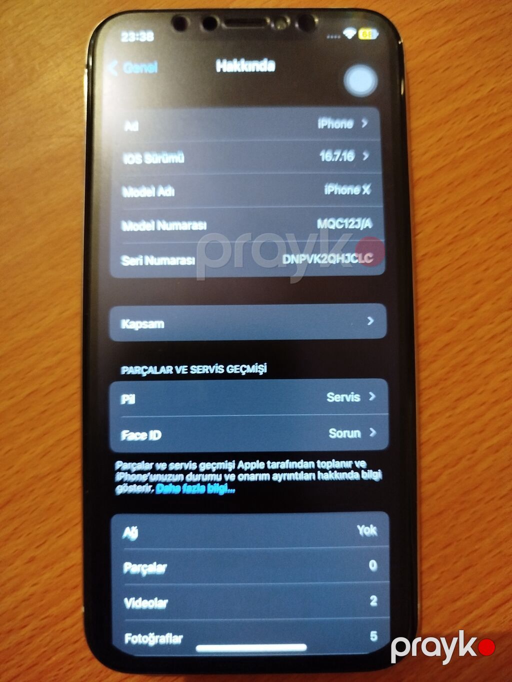 IPhone X, 256 GB, Ağ, Face ID — Apple iPhone, Bakı (4)