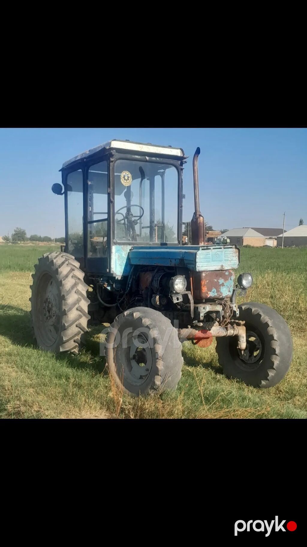 Traktor t 28 tipli, kabinəli, mavi rəng. - Ön-arka təkər — Traktorlar, Bakı (3)
