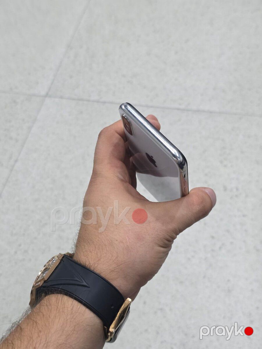 Apple iPhone X Silver 64GB/3GB — Smartfonlar, Bakı (4)