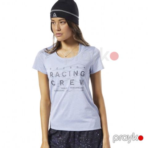 Qadınlar üçün futbolka Reebok EC2960, mavi, ölçü XS — Bakı