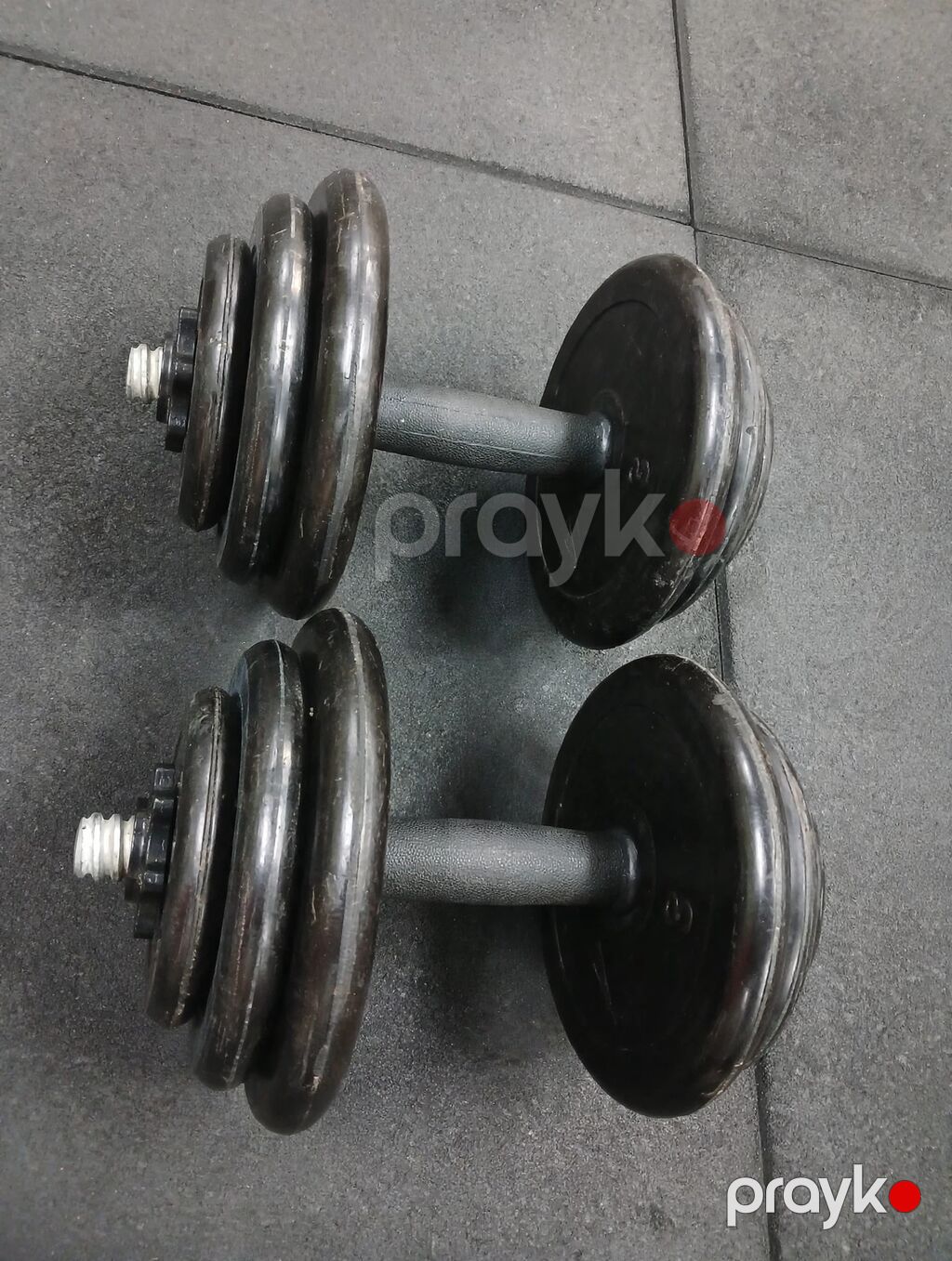 Tənzimlənən dambbell dəsti – 2 ədəd - Material: metal ştanq dəstəkli — Dumbbellər, barbelər, diskləri, Bakı (2)