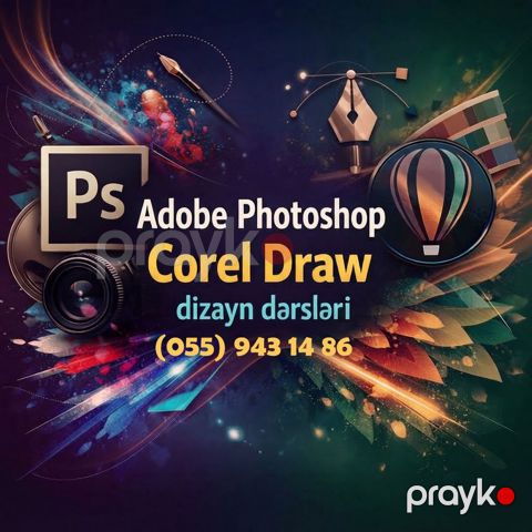 CorelDraw Photoshopla Dizayna Başla — Bakı