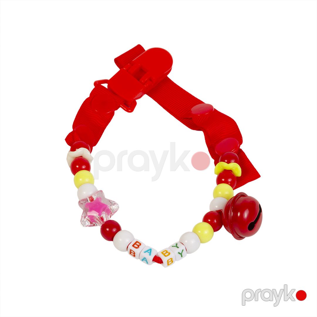 Əmzik tutacağı Baby Land, parça, qırmızı — Mallar, Bakı (3)