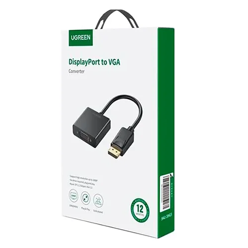 Ugreen DP109 (20415) DisplayPort to VGA Converter — Kabelləri, adapterlər və keçidçilər, Bakı (2)