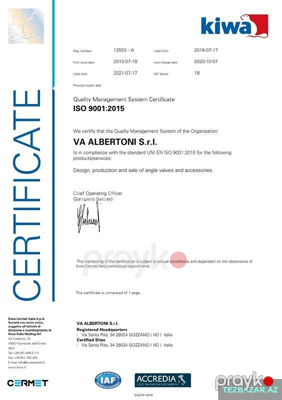 Xrom Ventil Albertoni — Təmir xidmətləri, Bakı (9)