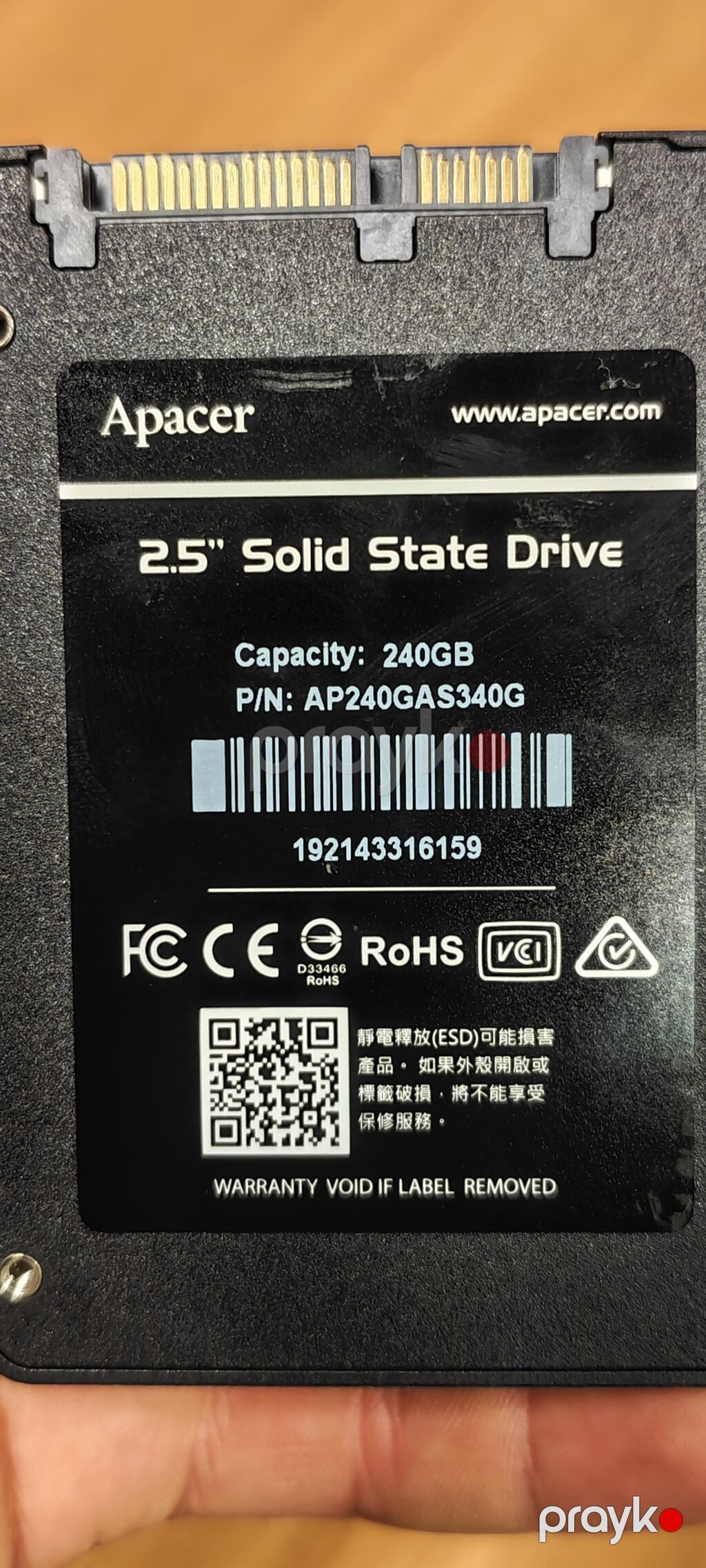 Apacer Panther 2.5" SSD – 240GB - Model: Apacer Panther — Sabit diskləri, Digah (3)