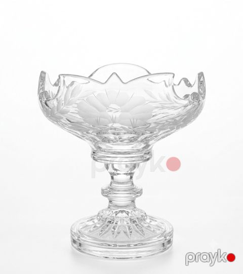 Şirniyyat qabı, büllur şüşə, şəffaf, 200 ml — Bakı