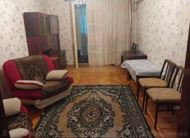 Kirayə verilir 2 otaqlı Mənzil Köhnə tikili 60 m² Bakı, Yasamal r., İnşaatçılar m — Bakı