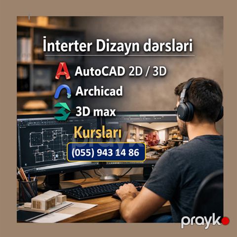AutoCad ArchiCad üzrə peşəkarlar yetişdiririk — Bakı