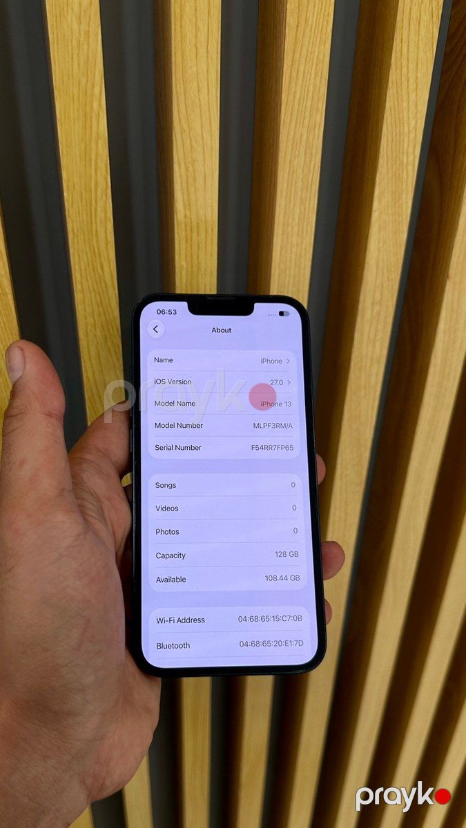 Apple iPhone 13 Midnight 128GB/4GB — Smartfonlar, Bakı (6)
