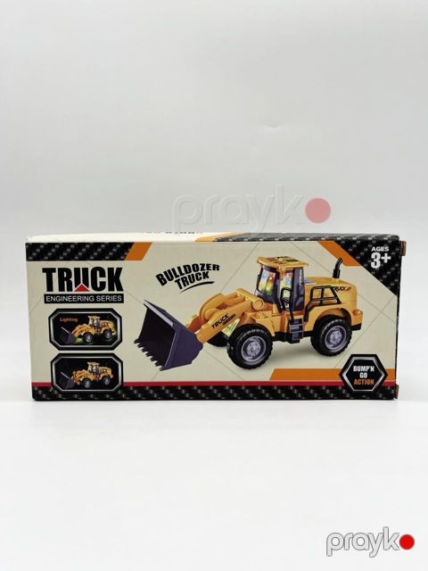 Oyuncaq Buldozer, plastik, sarı, 3+ yaş — Bakı