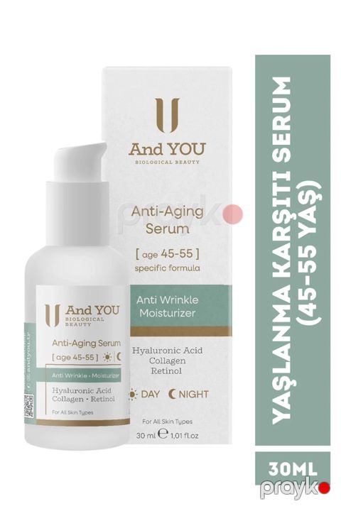 Üz üçün serum And You Anti-Aging age 45-55, 30 ml — Bakı