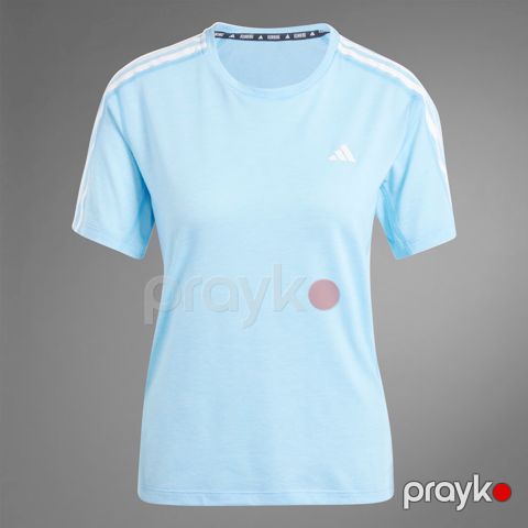 Qadınlar üçün futbolka Adidas OTR E 3S Tee IK5020, mavi, polyester/pambıq/viskoz, ölçü XXS — Bakı