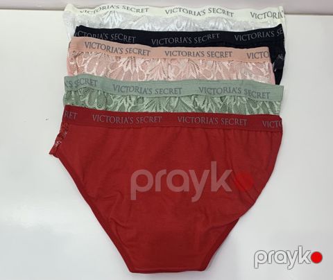 Bikini tuman 12958 qadınlar üçün, rəngbərəng, pambıq, ölçü S, 5 ədəd — Bakı