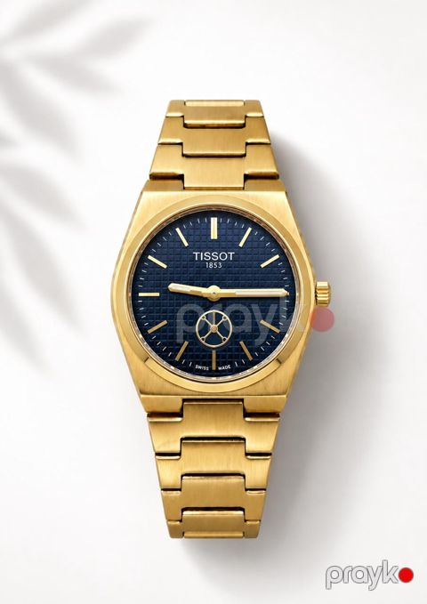 Qol saatı kişilər üçün TS14371 Gold/Dark Blue — Bakı