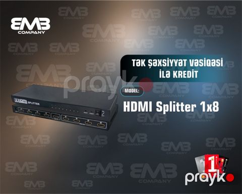 HDMI Splitter 1x8 — Bakı