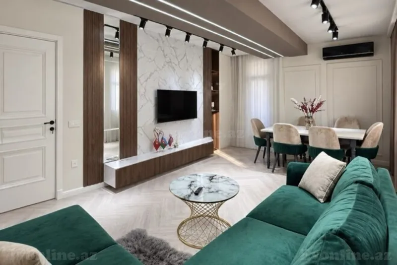 Kirayə verilir 3 otaqlı Mənzil Yeni tikili 125 m² Bakı, Nəsimi r., Nizami m — Bakı