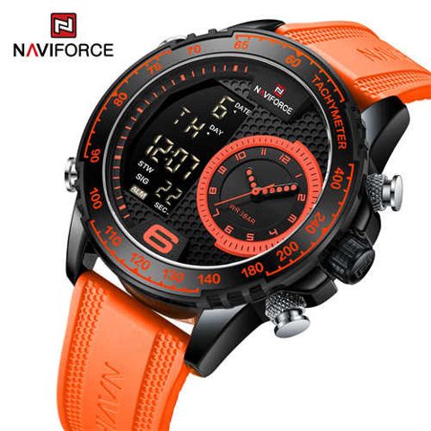 Qol saatı kişilər üçün Naviforce NF9199T Black/Orange — Bakı