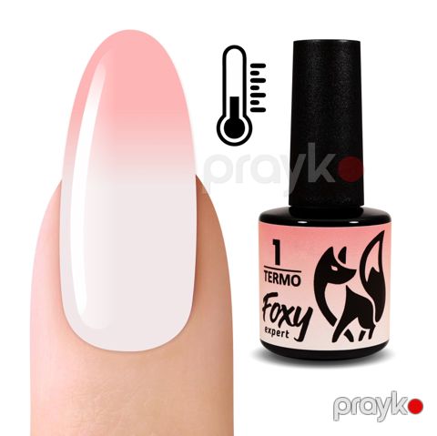 Gel lak Foxy Expert Termo 01 şəftalılı/ağ 8 ml — Bakı
