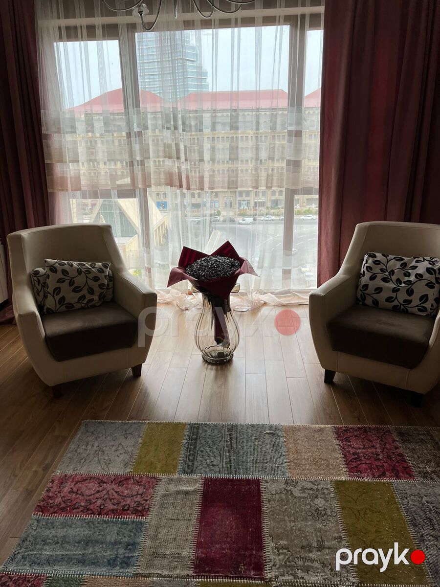 İcarəyə verilir 2 otaqlı yeni tikili 123 m² — Mənzil, Bakı (3)