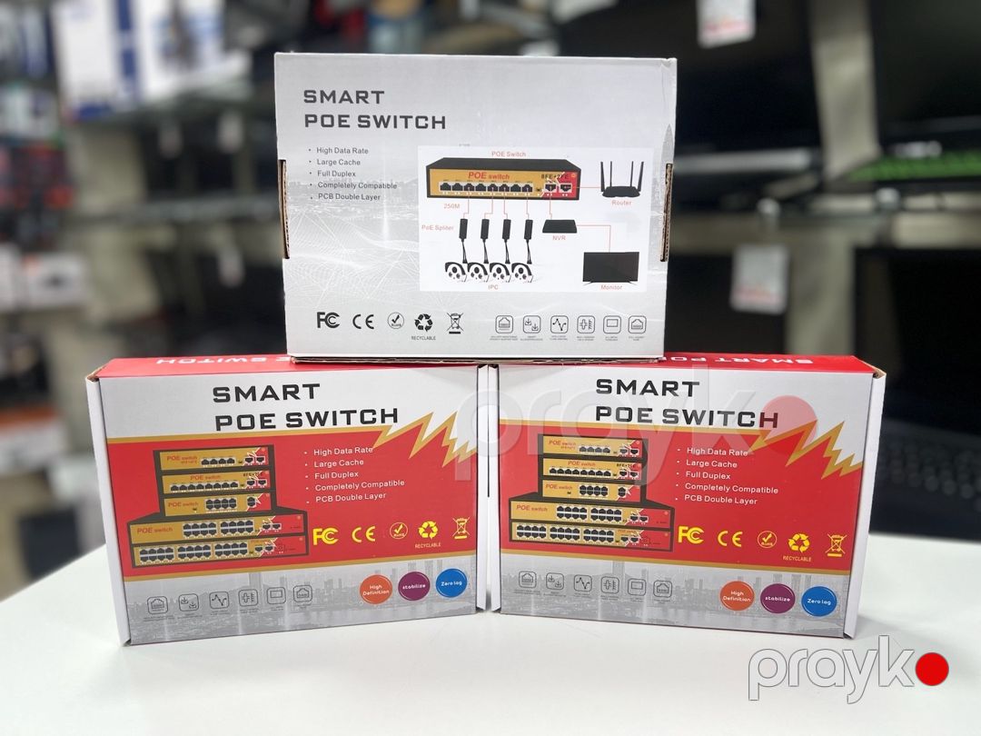 Smart PoE Switch — Şəbəkə və server avadanlığı, Sumqayıt (2)