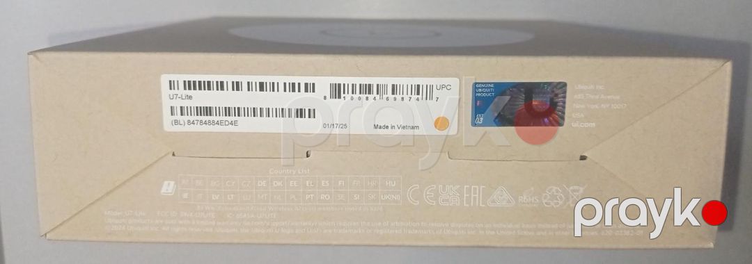 Ubiquiti UniFi U7 Lite – Wi‑Fi 7 — Şəbəkə və server avadanlığı, Bakı (2)