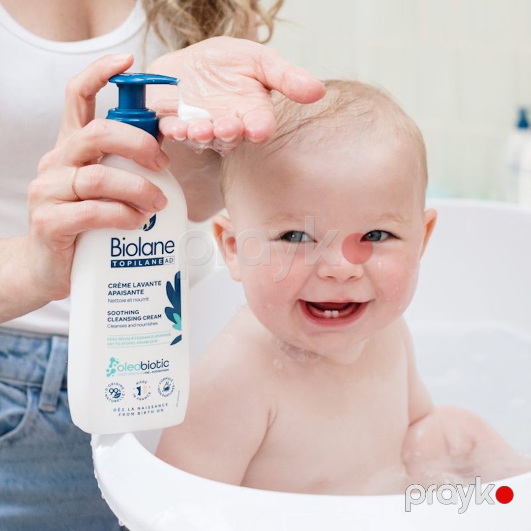 Şampun-krem Biolane Topilane AD Soothing Cleansing 350 ml — Mallar, Bakı (2)