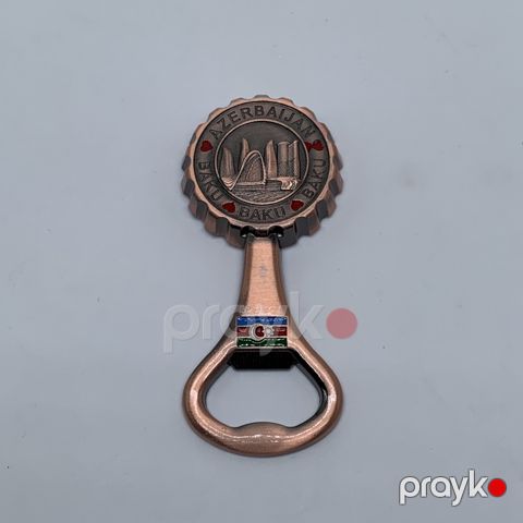 Maqnit suvenir 4146B, bürünc — Bakı