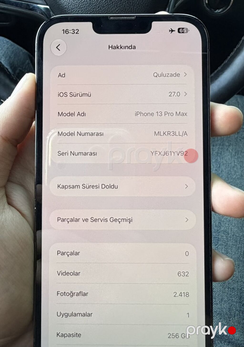 IPhone 13 Pro Max, 256 GB, Graphite, Face ID — Apple iPhone, Sumqayıt (9)