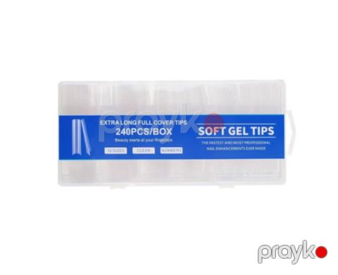Tips dırnaqlar üçün Soft 12 ölçü, 240 əd — Bakı