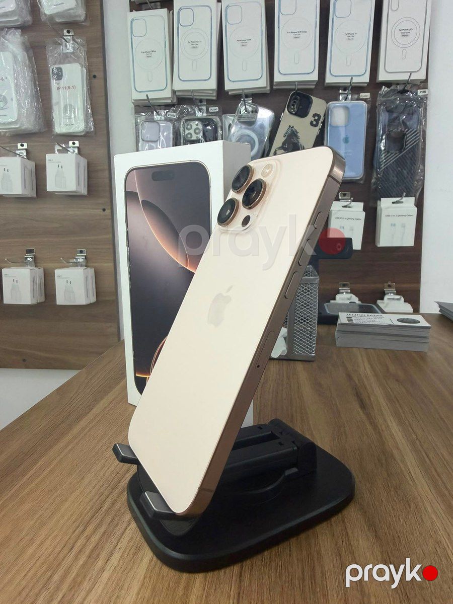 Apple iPhone 16 Pro Max Desert Titanium 512GB/8GB — Smartfonlar, Bakı (4)