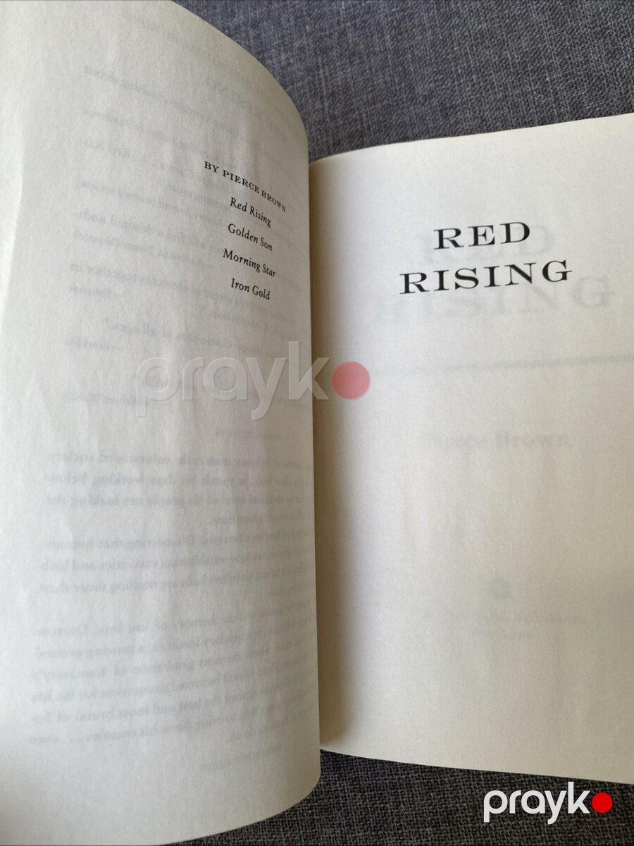 Red Rising Paperback Pierce Brown — Kitablar və jurnallar, Bakı (3)